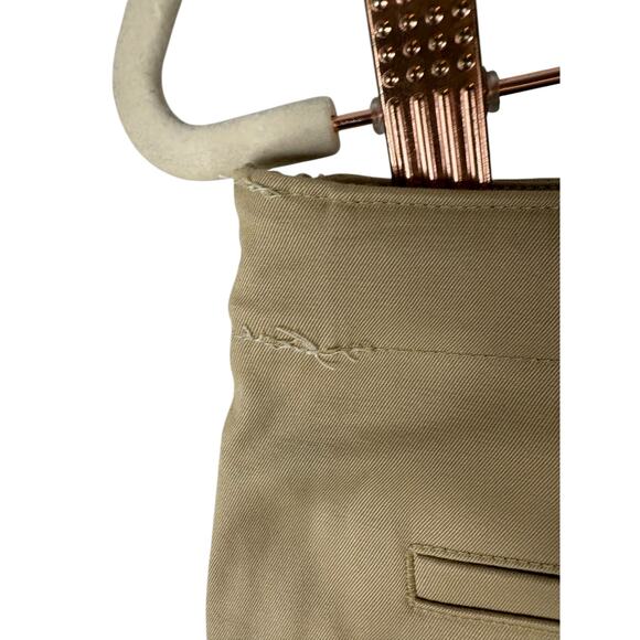 Theory Clean Chino Shorts Cotton Casual Beige Size 4 - Picture 9 of 11